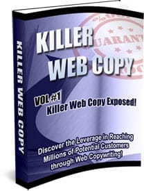 Killer Web Copy eBooks Series For Sale with Master Resell Rights