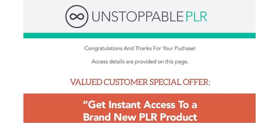 Unstoppable PLR - Monthly PLR Products