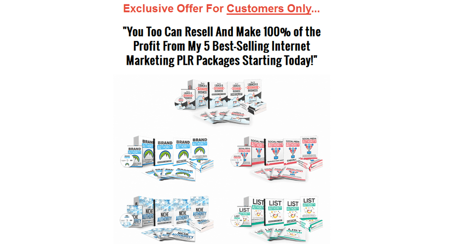 5 Premium Internet Marketing PLR Businesses In A Box Packages