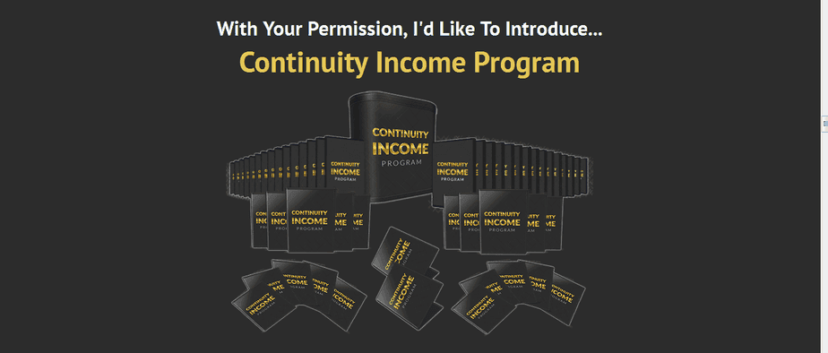 Continuity Income Program PLR Business in a Box Package