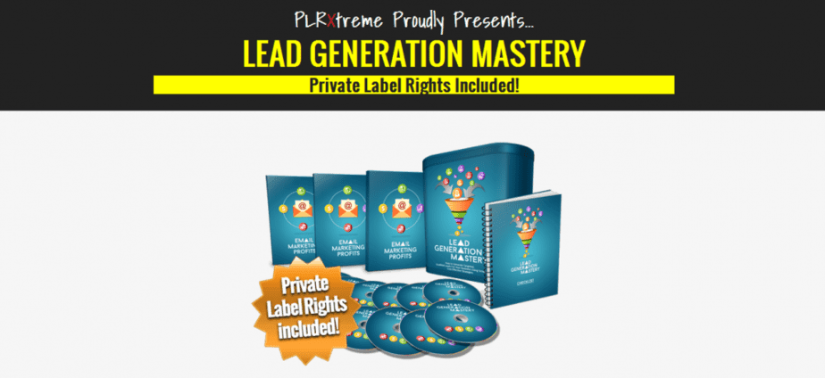 Lead Generation Mastery PLR Business in a Box Package