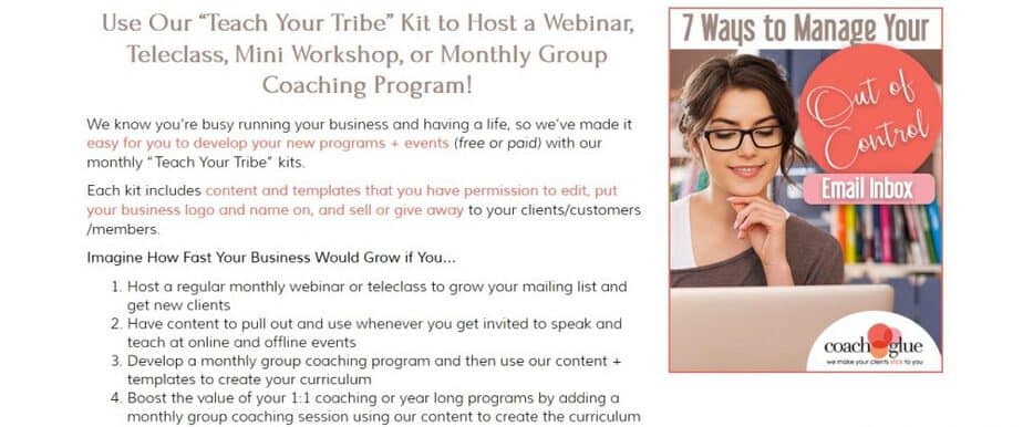 Teach Your Tribe Monthly Program