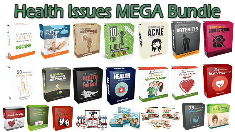 Health Issues MEGA Bundle