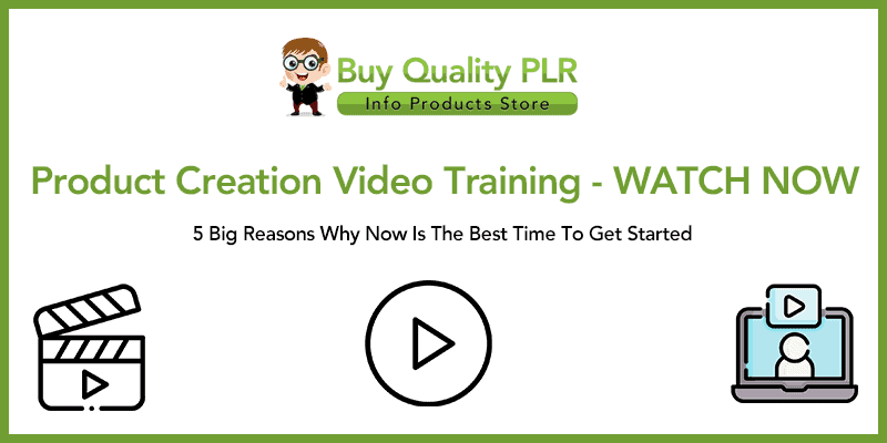 Product Creation Video Training WATCH NOW