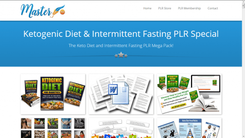 Ketogenic Diet and Intermittent Fasting PLR Pack