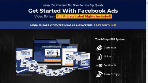 Getting Started with Facebook Ads PLR Video Course