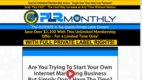 PLR Monthly