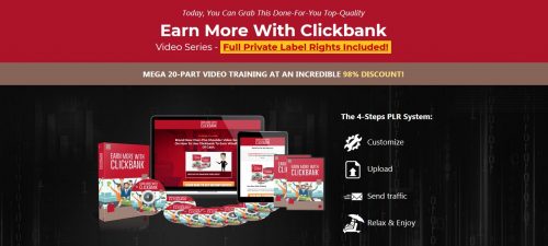 Earning with Clickbank PLR Video Series