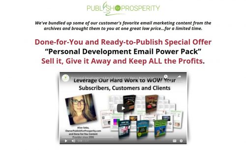 Personal Development PLR Emails Power Pack