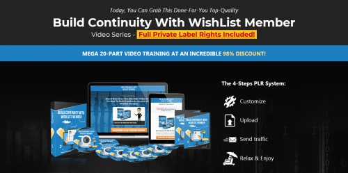 Build Membership Sites With WishList Member PLR Video Course