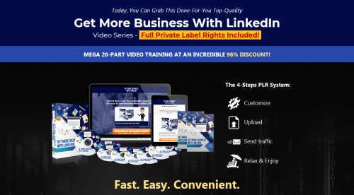 Get More Business With LinkedIn PLR Video Course