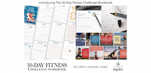 30-Day Fitness Challenge PLR Workbook