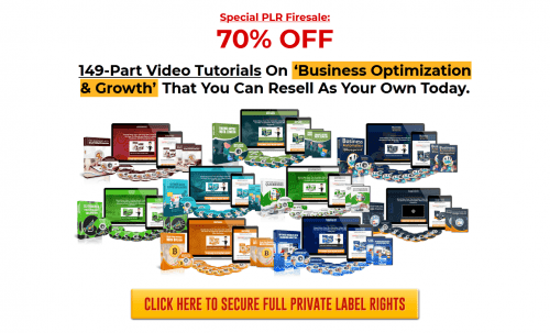 Business Optimization and Growth PLR Videos Firesale