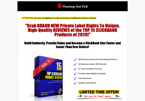 ClickBank Reviews 2020 PLR