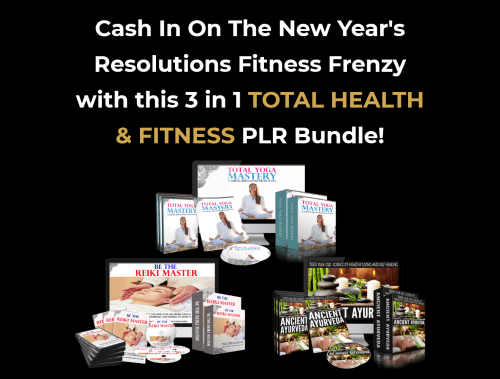 Health and Fitness PLR Bundle – 3 Health PLR Sales Funnels