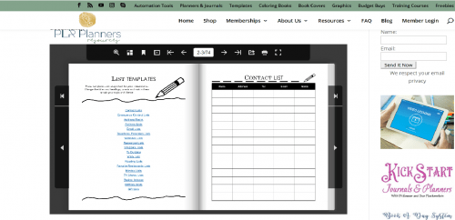 List Templates PLR Planners Bundle