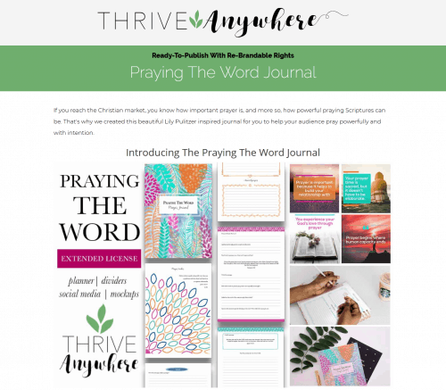 Prayer PLR Journal