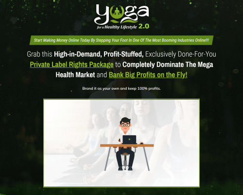 Yoga for a Healthy Lifestyle 2.0 PLR Sales Funnel