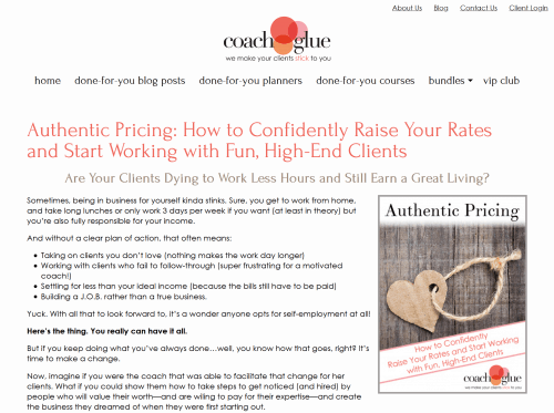 Authentic Pricing PLR Workshop