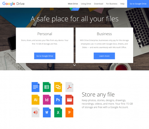 Google Drive – Best Digital File Storage for FREE