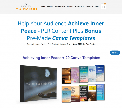 Achieve Inner Peace Premium PLR Bundle