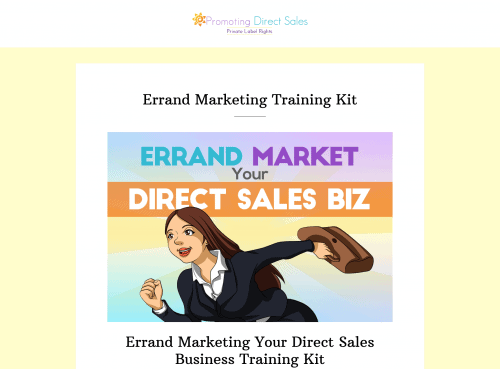 Errand Marketing Training Kit