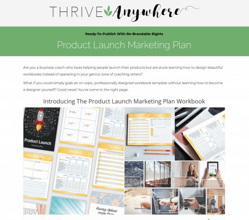 Product Launch Marketing Plan PLR Workbook