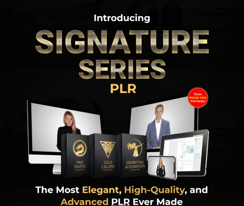 Signature Series 2020 PLR Videos with On-screen Presenters