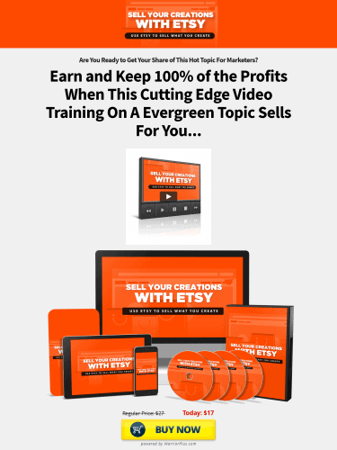 Etsy PLR Videos – Sell Your Creations