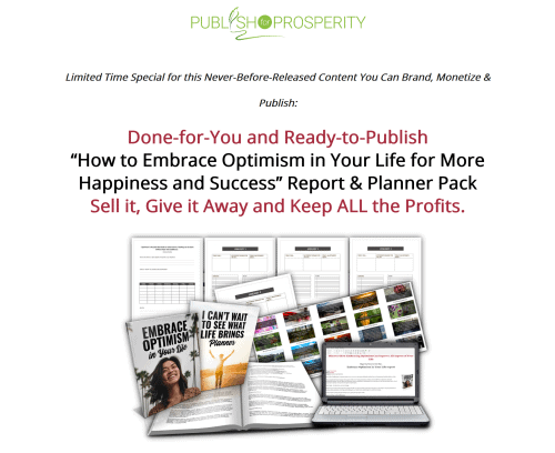 Embracing Optimism PLR Pack with BONUS