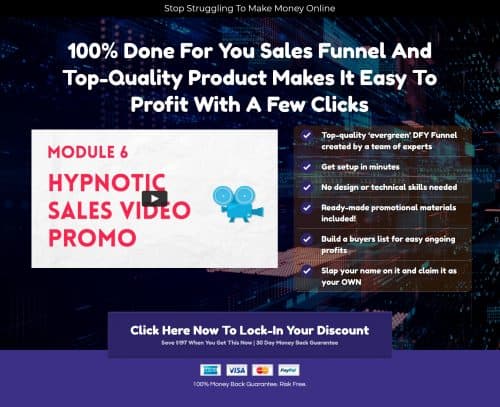 6 Figure Business 2021 PLR Sales Funnel