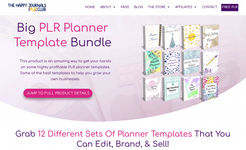 The Big PLR Planner Bundle V2