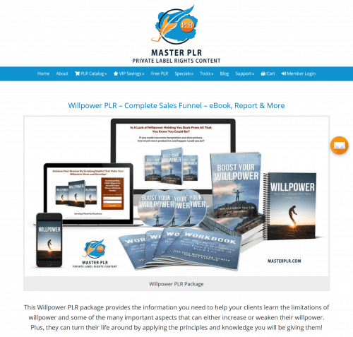 Willpower PLR Sales Funnel Package