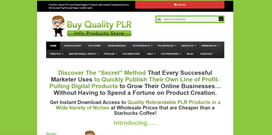 BuyQualityPLR.com PLR Store