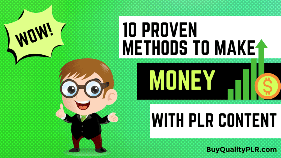 Make Money with PLR Content