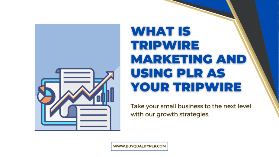 What is Tripwire Marketing and Using PLR as Your Tripwire