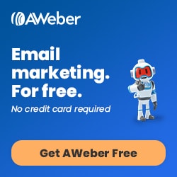 Start Building Your Email List - Get Aweber for free!
