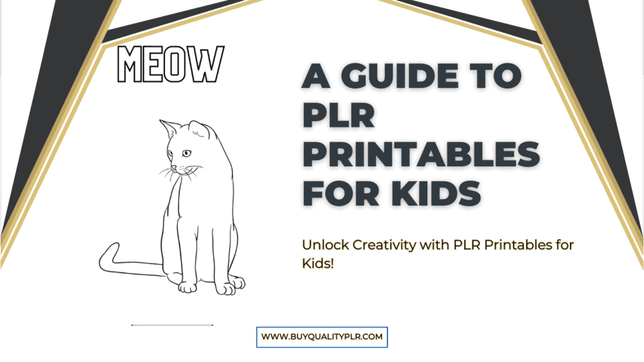 A Guide to PLR Printables for Kids