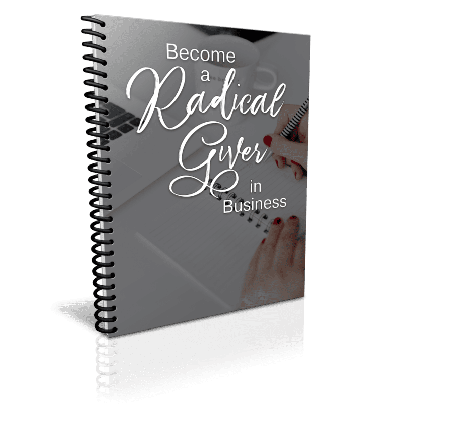 Become a Radical Giver in Business Premium PLR Package Cover