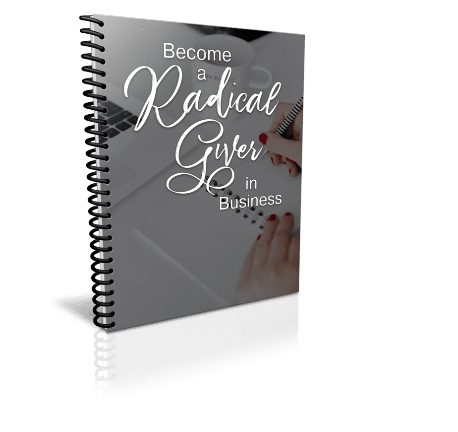 Become a Radical Giver in Business Premium PLR Package Cover