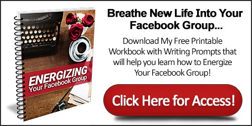 Energizing Your Facebook Group Call to Action Graphic