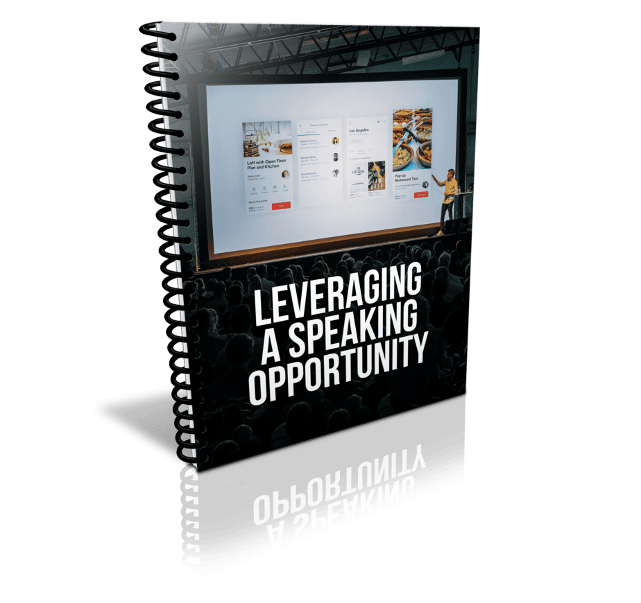 Leveraging A Speaking Opportunity Premium PLR Package