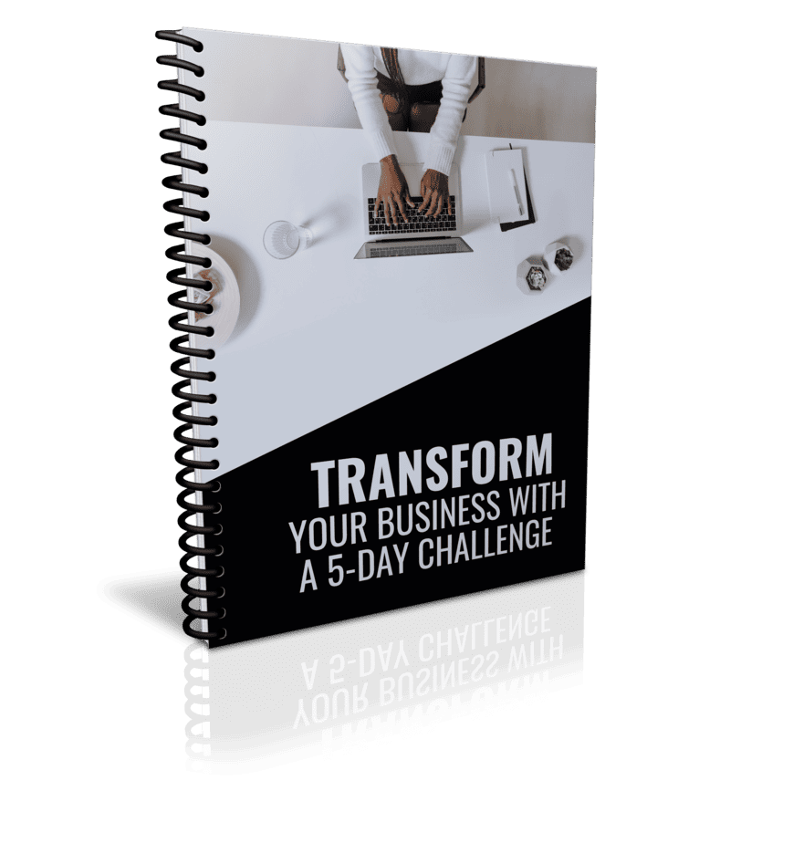 Transform Your Business with a 5 Day Challenge Premium PLR Package Cover
