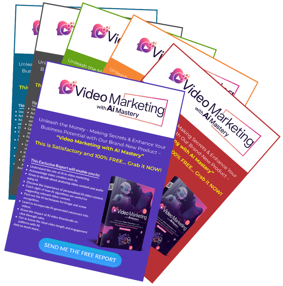 Video Marketing with AI Mastery PLR Sales Funnel Squeeze Page