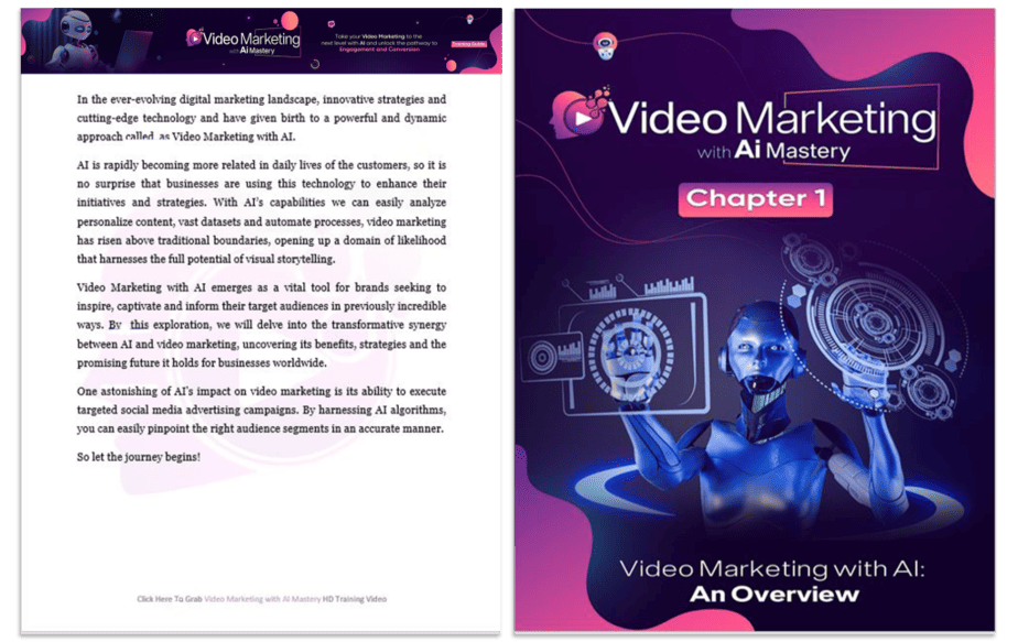 Video Marketing with AI Mastery PLR Sales Funnel Training Guide