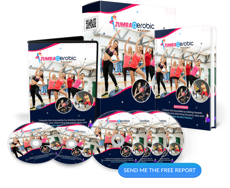 Zumba Aerobic Mastery PLR Sales Funnel Squeeze Page Graphics