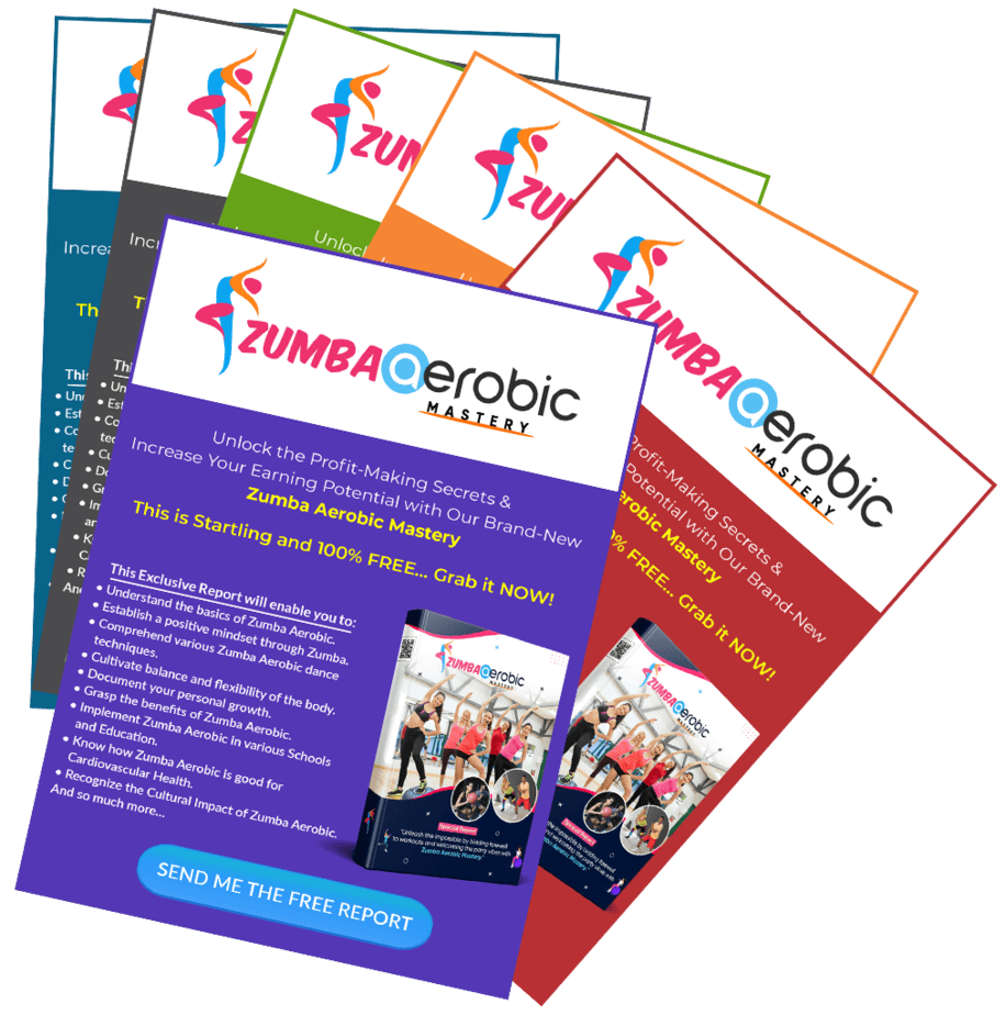 Zumba Aerobic Mastery PLR Sales Funnel Squeeze Page