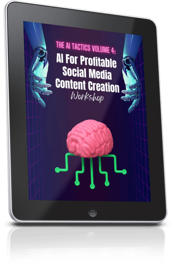 AI For Profitable Social Media Content Creation PLR Learning System Cover