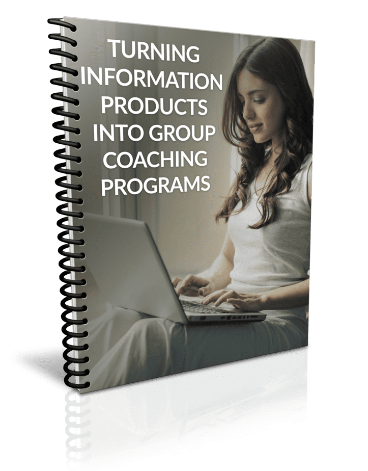 Turn Info Products Into Group Coaching Programs Premium PLR Package Cover