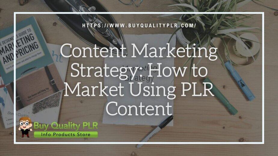Content Marketing Strategy How to Market Using PLR Content